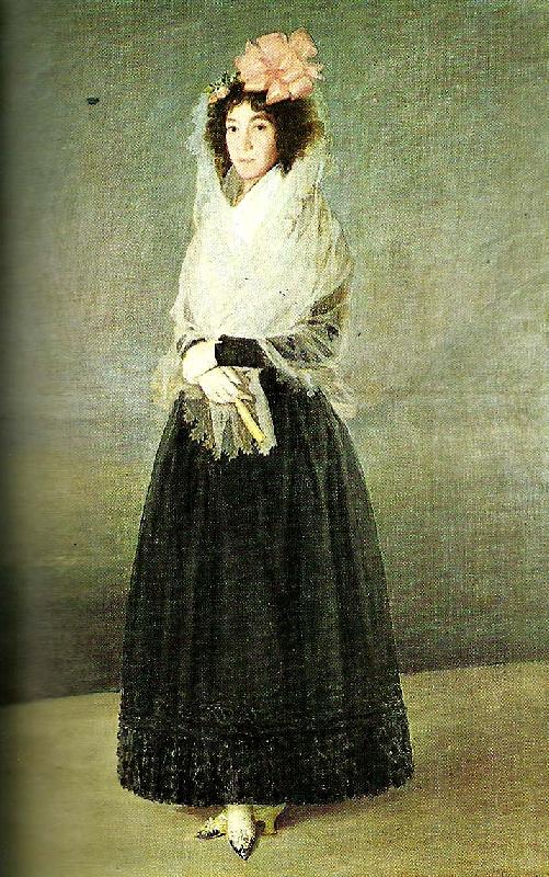 the marquesa de  la solana, c., Francisco de Goya